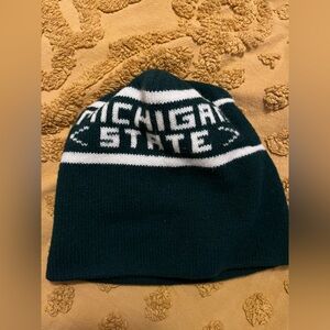 Michigan State Forest Green Beanie